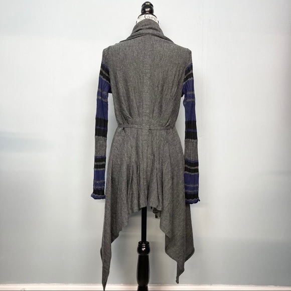 katherine Barclay Asymmetrical Wool Blend Cardigan - Picture 5 of 9